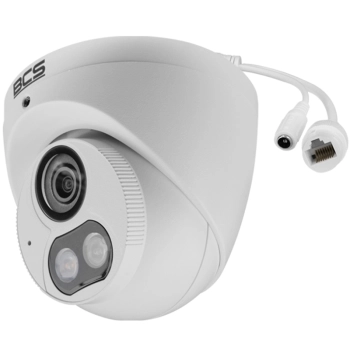 BCS-P-EIP14FSR3L3-AI(2) BCS Point kamera kopułowa IP 4Mpx LED 30M w metalowej obudowie