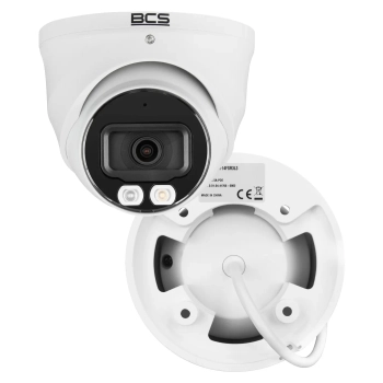 BCS-P-EIP14FSR3L3-AI(2) BCS Point kamera kopułowa IP 4Mpx LED 30M w metalowej obudowie